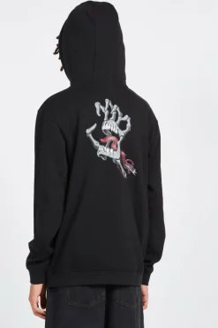 Bone Hand Cruz Hood - Hoodie | Noir*SANTA CRUZ Discount