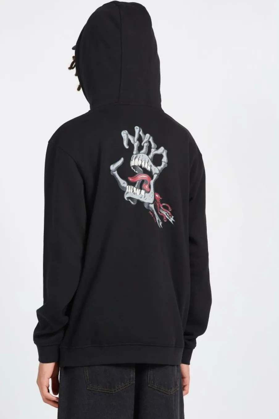 Bone Hand Cruz Hood - Hoodie | Noir*SANTA CRUZ Discount