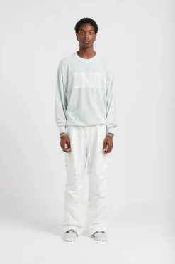 BOOKLE KNIT SWEATER - T-shirt | Bleu*LOST MANAGEMENT CITIES Sale