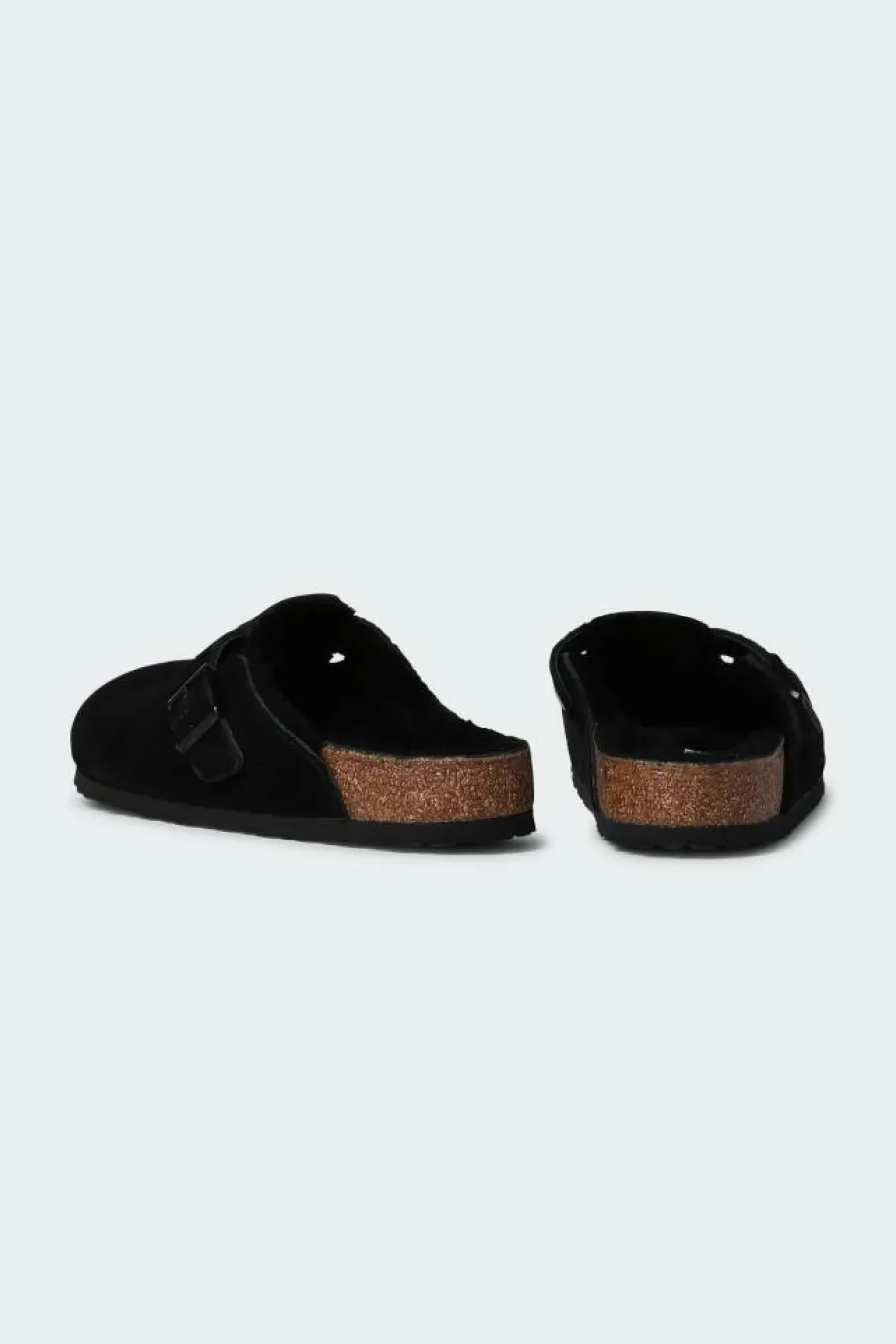 Boston Shearling LEVE - sabots | Noir*BIRKENSTOCK