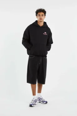 BOXY HDIE EMB - Hoodie | Noir*GOODIES SPORTIVE New