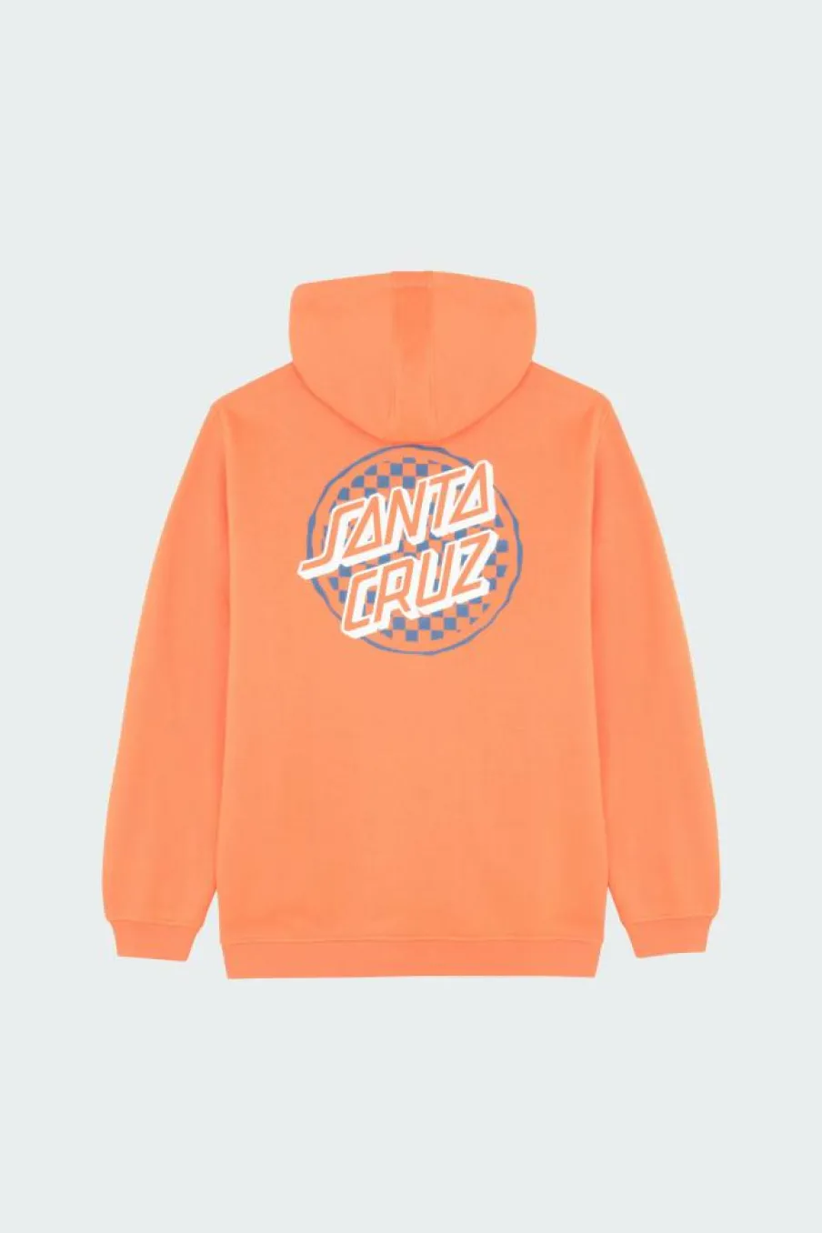 Breaker Check Opus Dot Zip Hood - Hoodie zippé | Orange*SANTA CRUZ Outlet