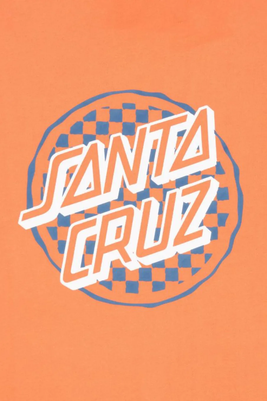 Breaker Check Opus Dot Zip Hood - Hoodie zippé | Orange*SANTA CRUZ Outlet