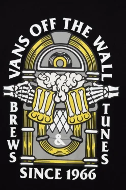 BREW BROS TUNES SS TEE - T-shirt manches courtes | Noir*VANS Outlet