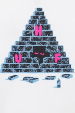 BRICK - t-shirt | Blanc*HUF Outlet