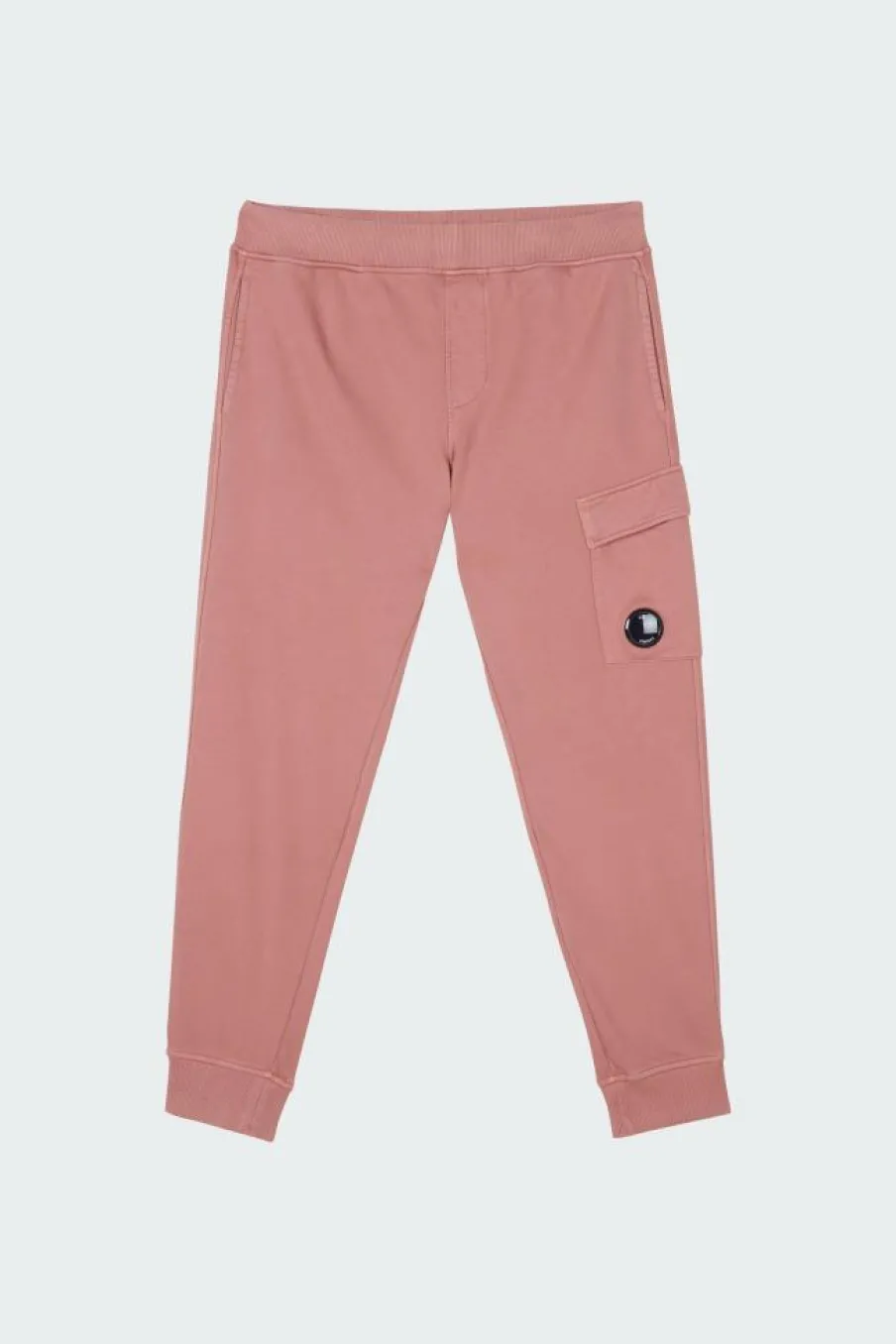 BRUSHED & EMERIZED DIAGONAL FLEECE CARGO TRACK PANTS - Jogging | Rose*C.P. COMPANY Discount