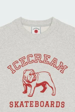 BULLDOG CRNECK HEATHER - Sweatshirt | Gris*ICE CREAM Hot