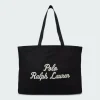 Cabas brodé en toile - Sac cabas | Noir*POLO RALPH LAUREN Online
