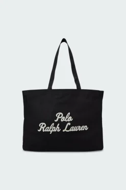 Cabas brodé en toile - Sac cabas | Noir*POLO RALPH LAUREN Online