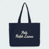 Cabas brodé en toile - Tote bag | Bleu*POLO RALPH LAUREN New