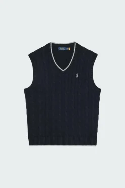 Cable-Knit - Pull | Bleu*POLO RALPH LAUREN Sale