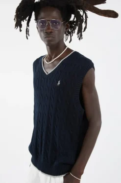Cable-Knit - Pull | Bleu*POLO RALPH LAUREN Sale