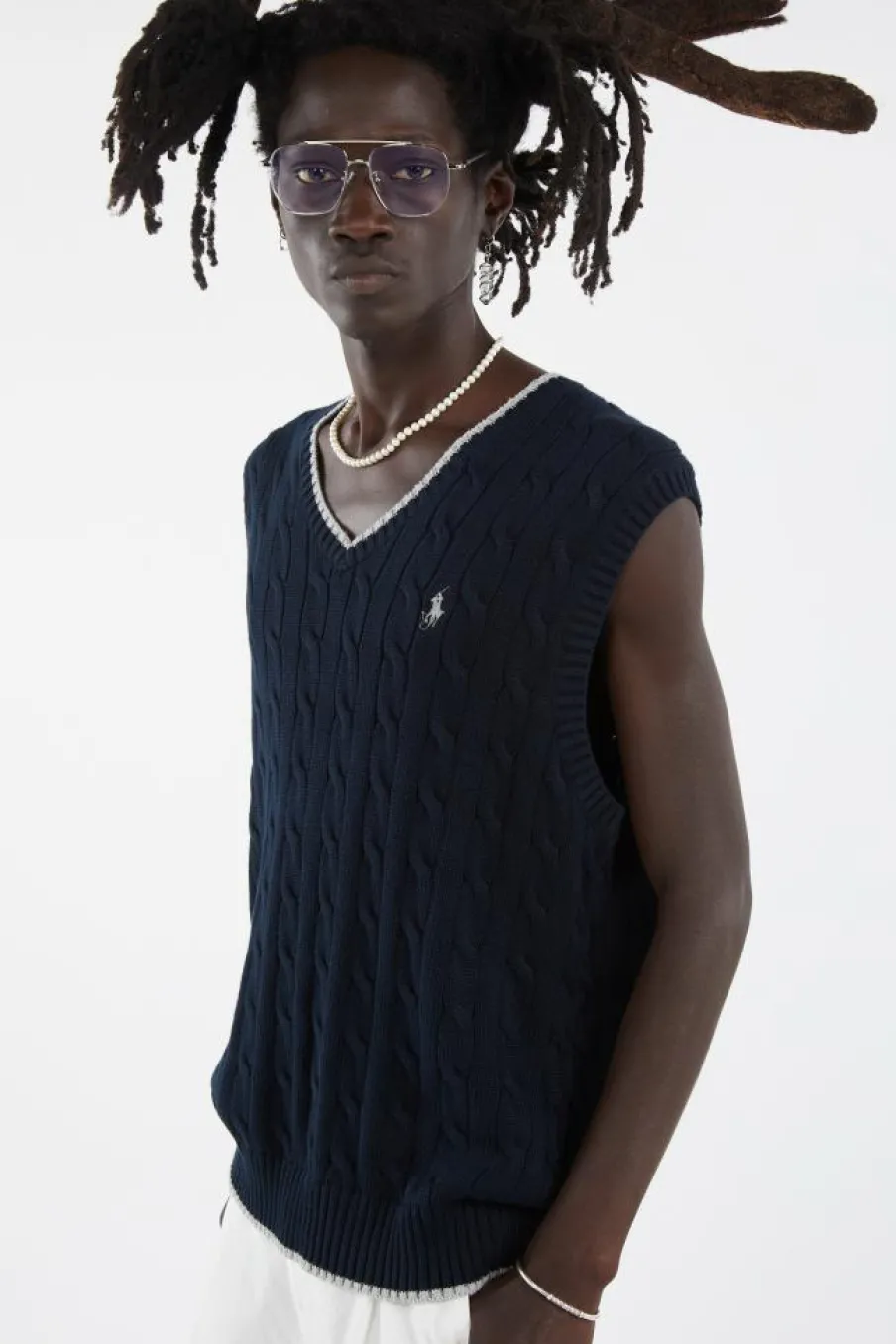 Cable-Knit - Pull | Bleu*POLO RALPH LAUREN Sale
