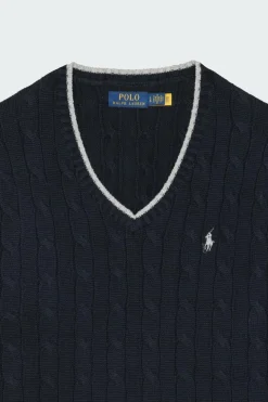 Cable-Knit - Pull | Bleu*POLO RALPH LAUREN Sale