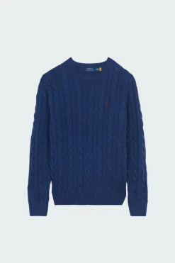 Cable-Knit Cotton Sweater - Pull | Bleu*POLO RALPH LAUREN Clearance