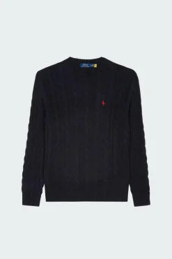 Cable-Knit Cotton Sweater - Pull | Bleu*POLO RALPH LAUREN
