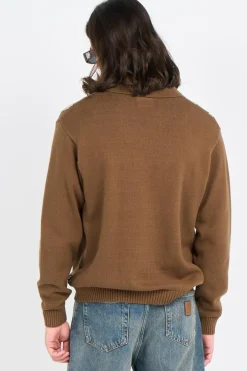 CAMBRIDGE SWEATER - Polo | Marron*HUF Discount