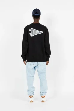 CAMP FLAG CREW Black - Sweatshirt | Noir*VANS Discount