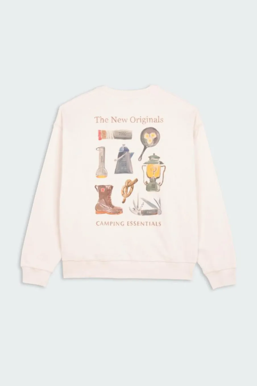 CAMPING ESSENTIALS - Sweatshirt | Beige*THE NEW ORIGINALS Sale