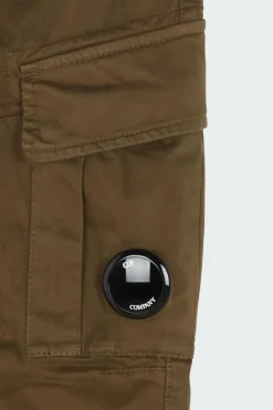 CARGO PANT IN STRETCH SATIN - Cargo | Vert*C.P. COMPANY New