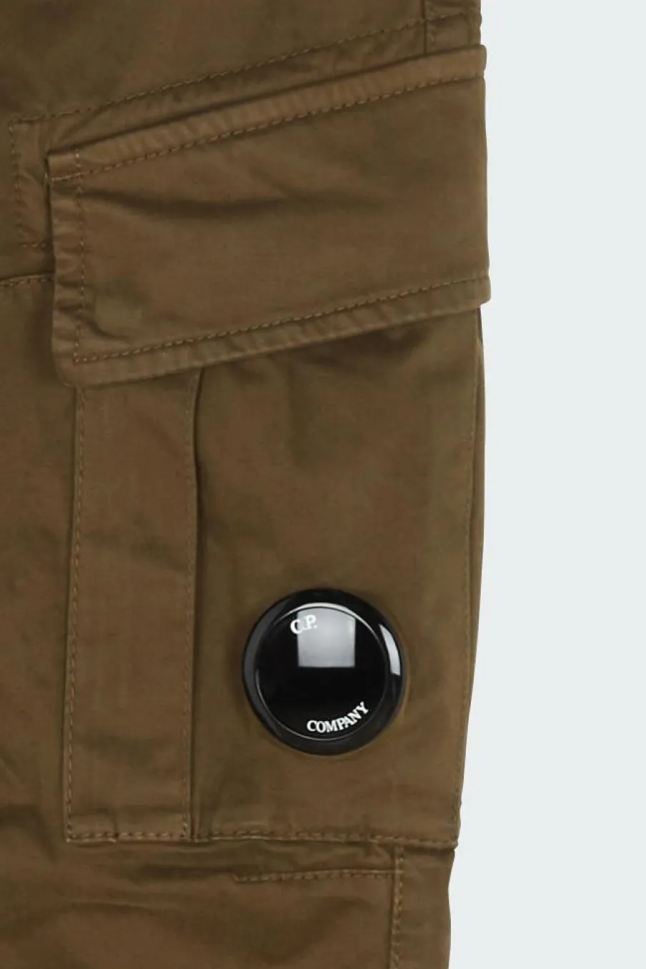 CARGO PANT IN STRETCH SATIN - Cargo | Vert*C.P. COMPANY New