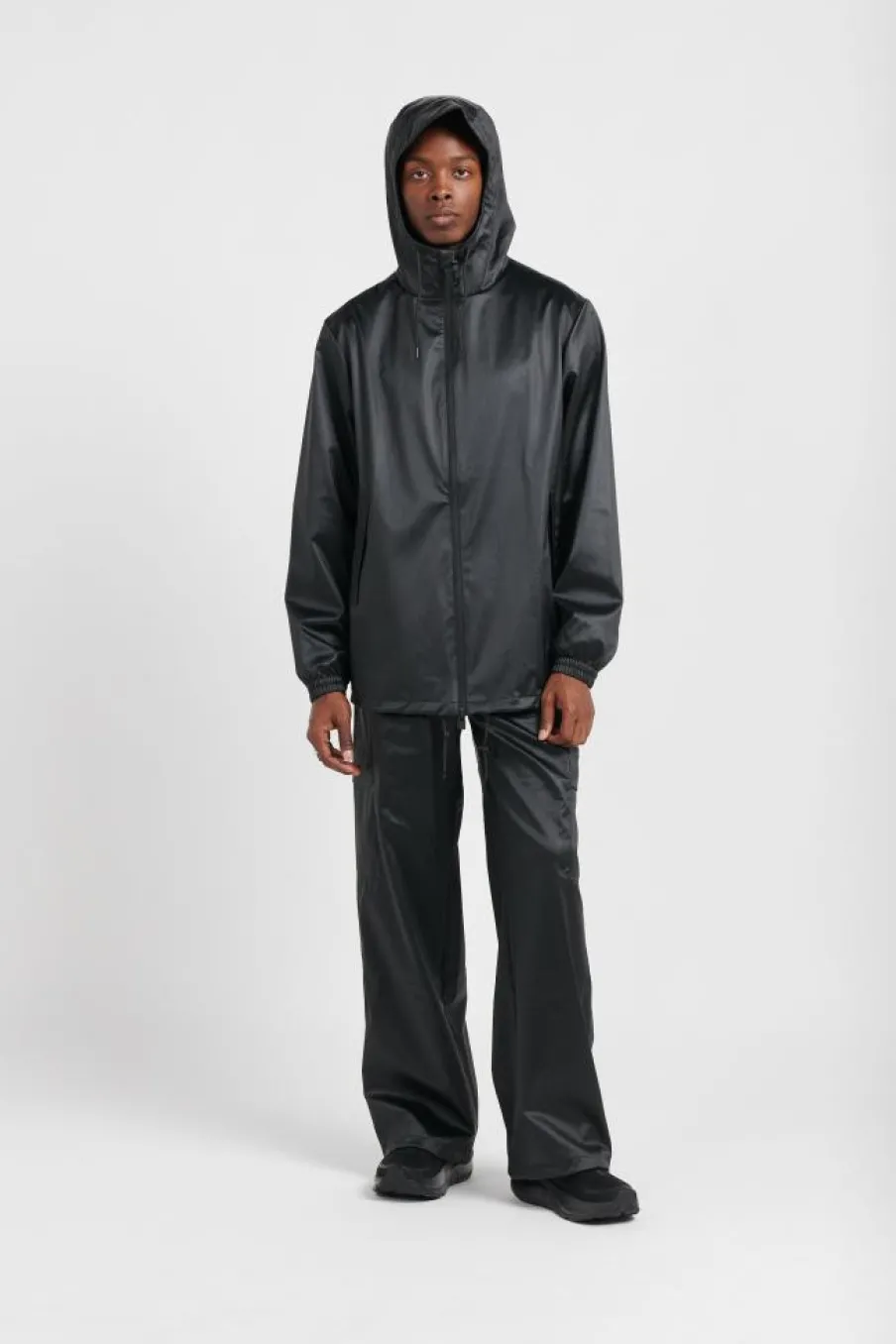 CARGO RAIN PANTS WIDE W3 - Pantalon cargo | Noir*RAINS Online