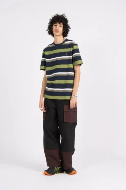 CASPAR - T-shirt | Bleu*FARAH Discount