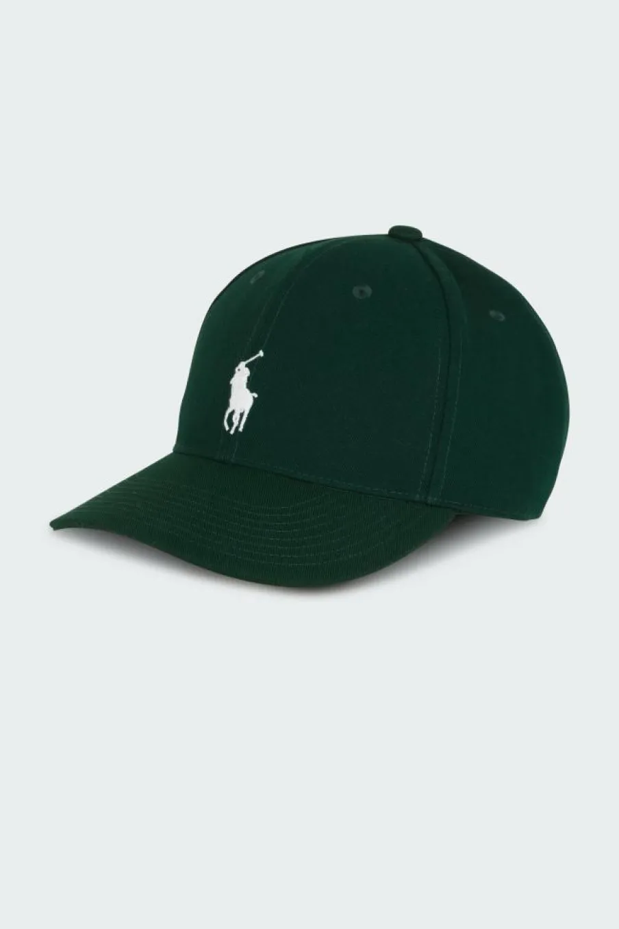 Casquette baseball calotte haute sergé - Casquette | Vert*POLO RALPH LAUREN Best