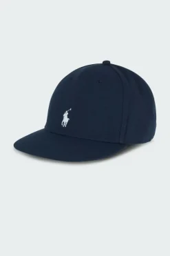 Casquette baseball calotte haute sergé - Casquette | Bleu*POLO RALPH LAUREN Online