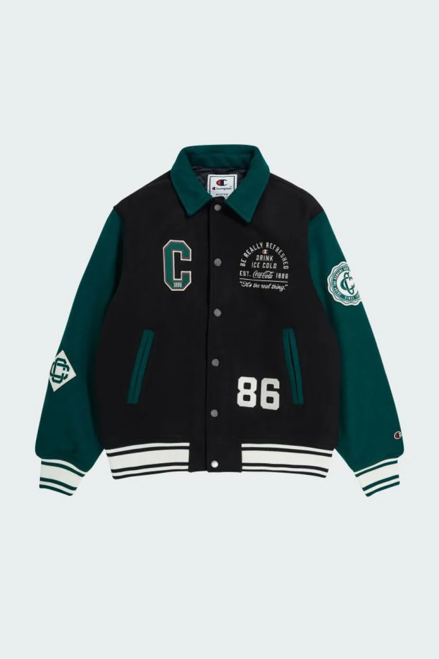 X COCA-COLA BLOU 220191 - Bomber | Noir*CHAMPION Clearance