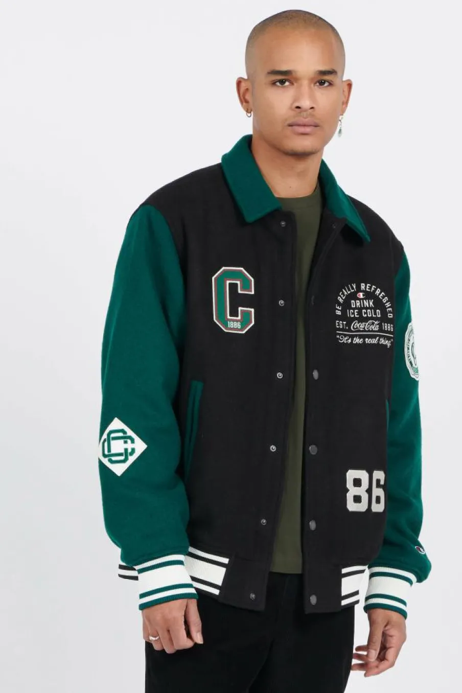 X COCA-COLA BLOU 220191 - Bomber | Noir*CHAMPION Clearance