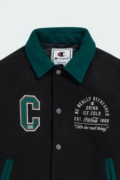 X COCA-COLA BLOU 220191 - Bomber | Noir*CHAMPION Clearance