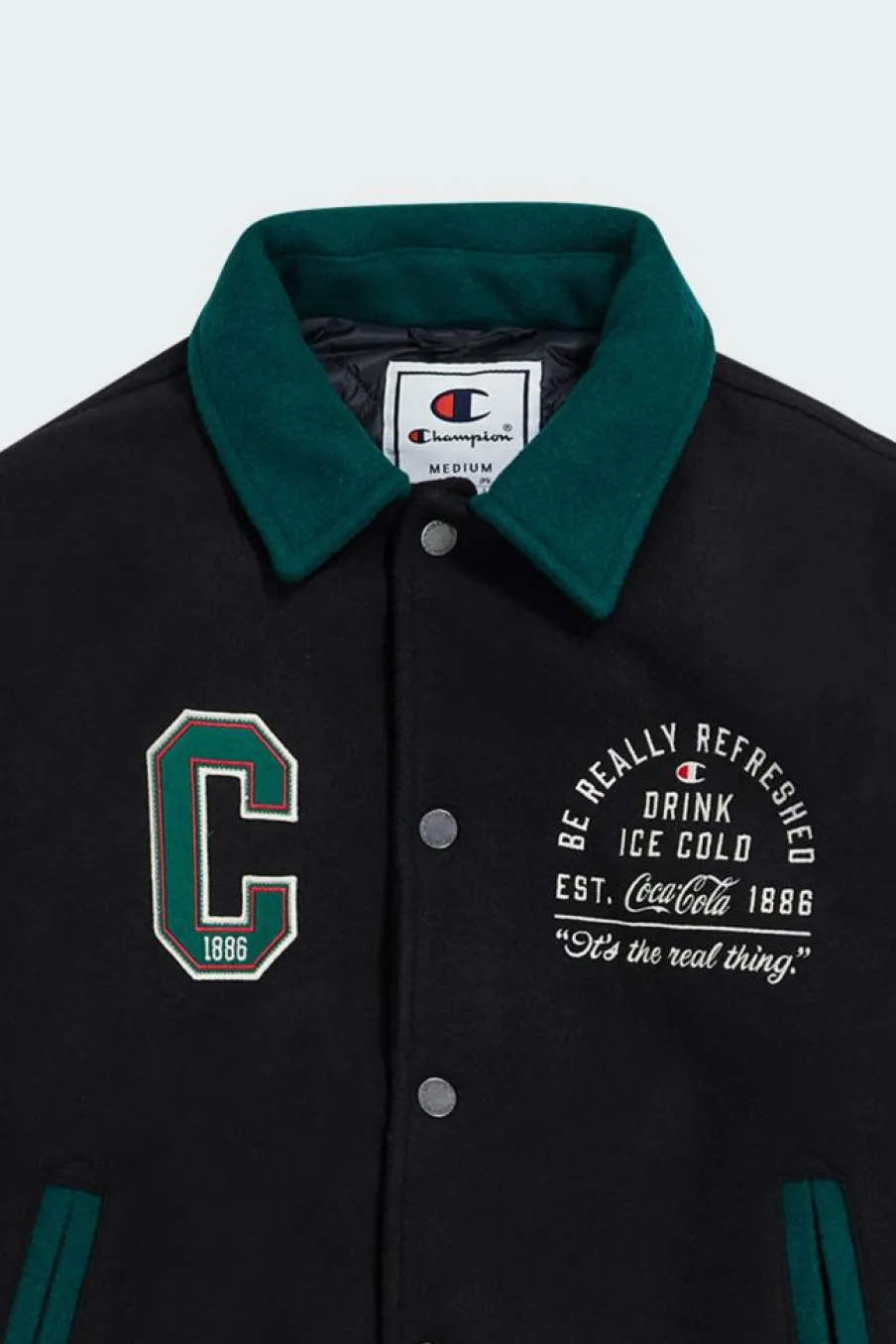 X COCA-COLA BLOU 220191 - Bomber | Noir*CHAMPION Clearance