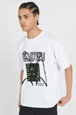 CHANNEL - T-shirt | Blanc*EDWIN Discount
