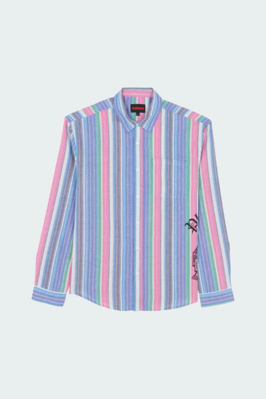 CHAPEL LONG SLEEVE BUTTON UP - Chemise | Bleu*PLEASURES Discount