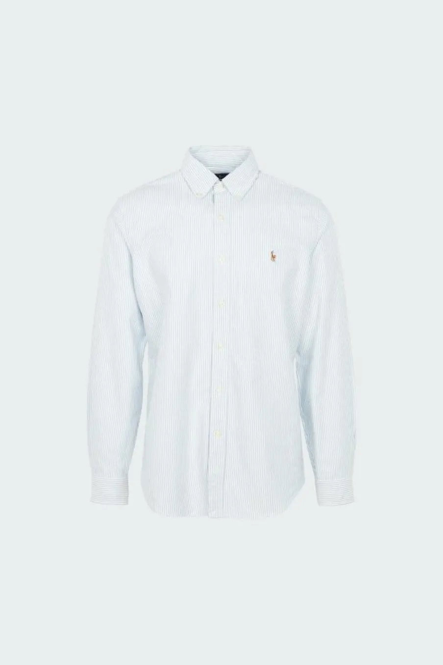 Chemise col américain regular-fit en coton | Bleu*POLO RALPH LAUREN Discount