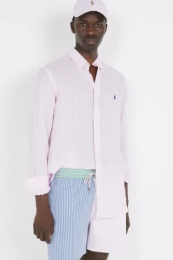 Chemise rayée ajustée en lin - Chemise | Multicolore*POLO RALPH LAUREN