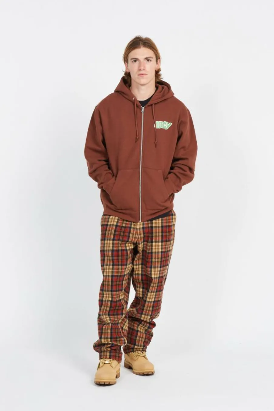 CITY WATCH DOG Z - Sweatshirt zippé | Marron*OBEY Clearance
