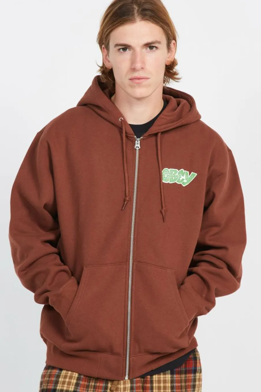 CITY WATCH DOG Z - Sweatshirt zippé | Marron*OBEY Clearance