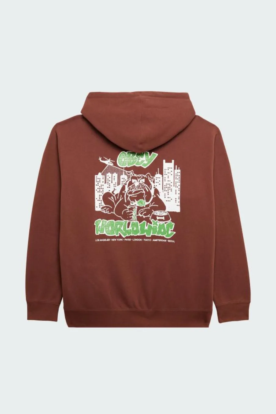 CITY WATCH DOG Z - Sweatshirt zippé | Marron*OBEY Clearance