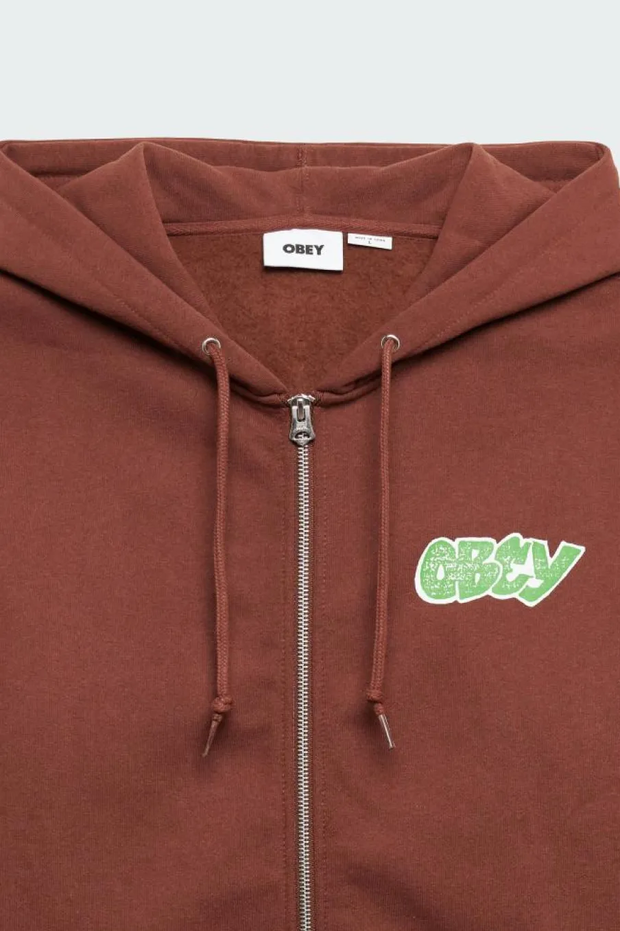 CITY WATCH DOG Z - Sweatshirt zippé | Marron*OBEY Clearance