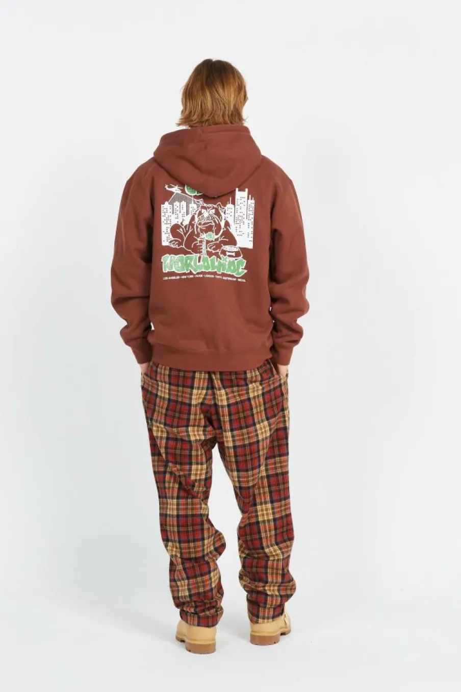 CITY WATCH DOG Z - Sweatshirt zippé | Marron*OBEY Clearance