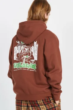 CITY WATCH DOG Z - Sweatshirt zippé | Marron*OBEY Clearance