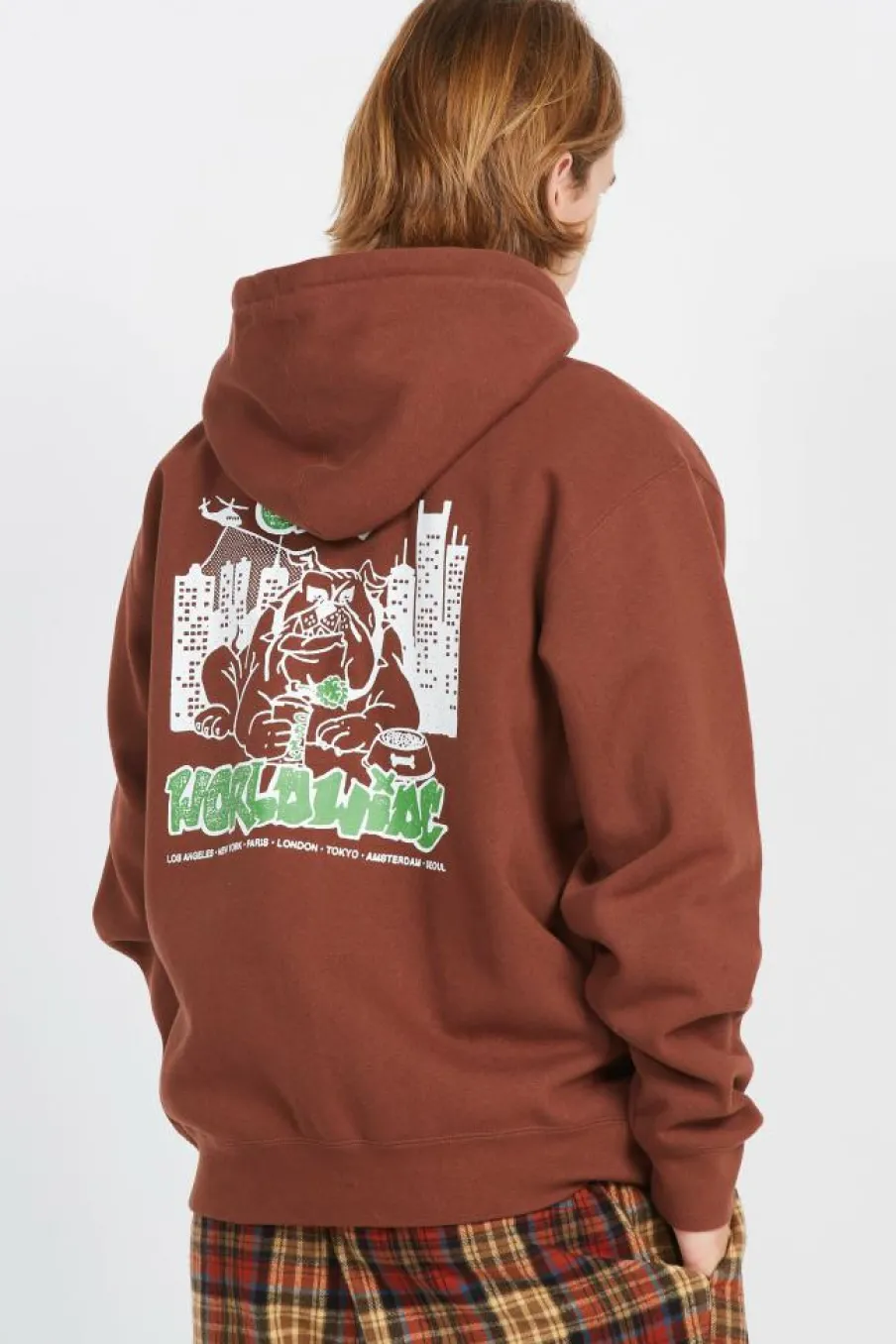 CITY WATCH DOG Z - Sweatshirt zippé | Marron*OBEY Clearance