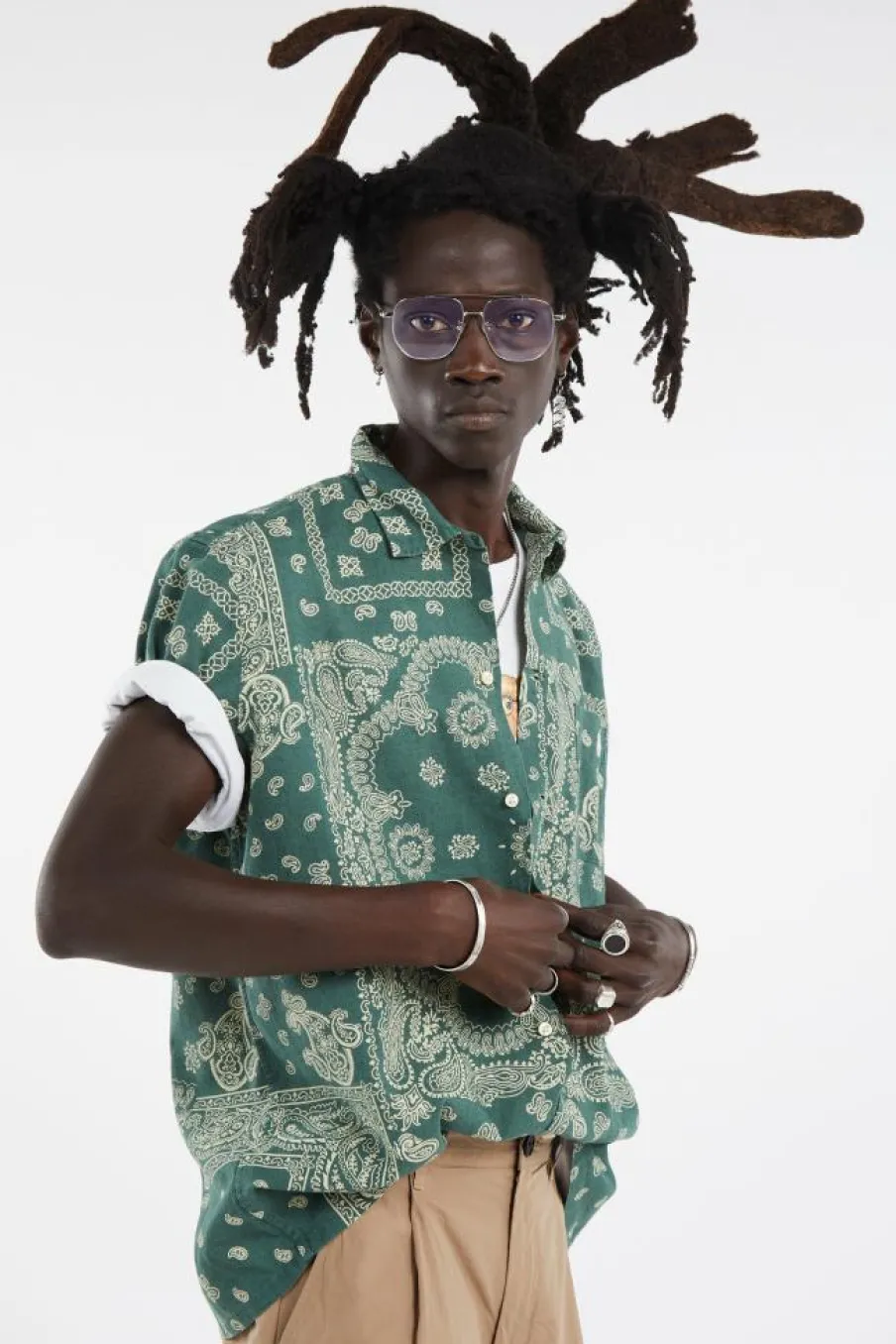 Classic Fit Bandanna-Print Camp Shirt - Chemise | Vert*POLO RALPH LAUREN Online