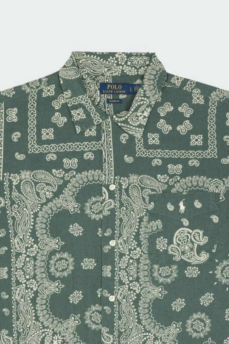 Classic Fit Bandanna-Print Camp Shirt - Chemise | Vert*POLO RALPH LAUREN Online