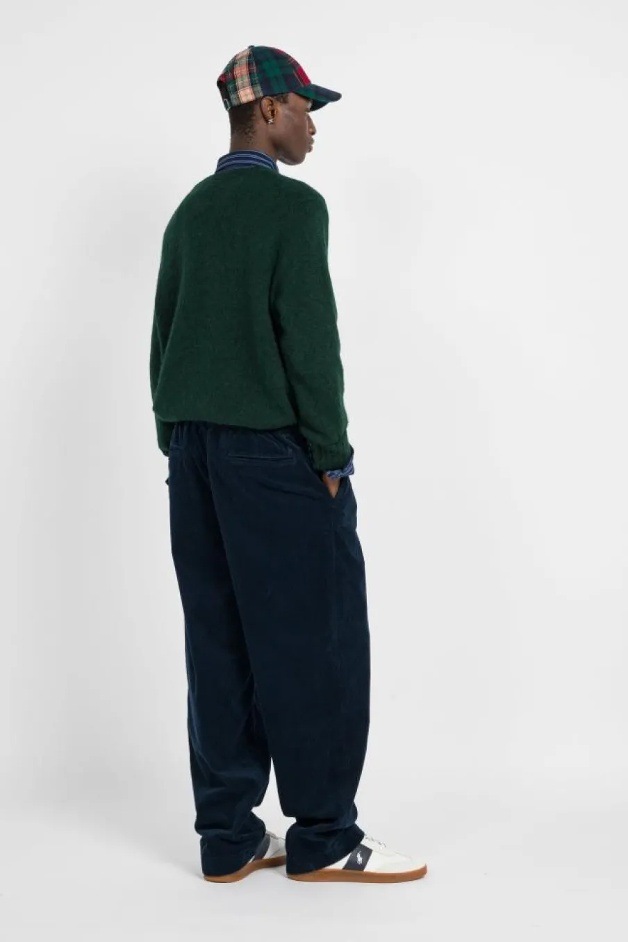 Classic Fit Pleated Corduroy Pant - Pantalon | Bleu*POLO RALPH LAUREN Online
