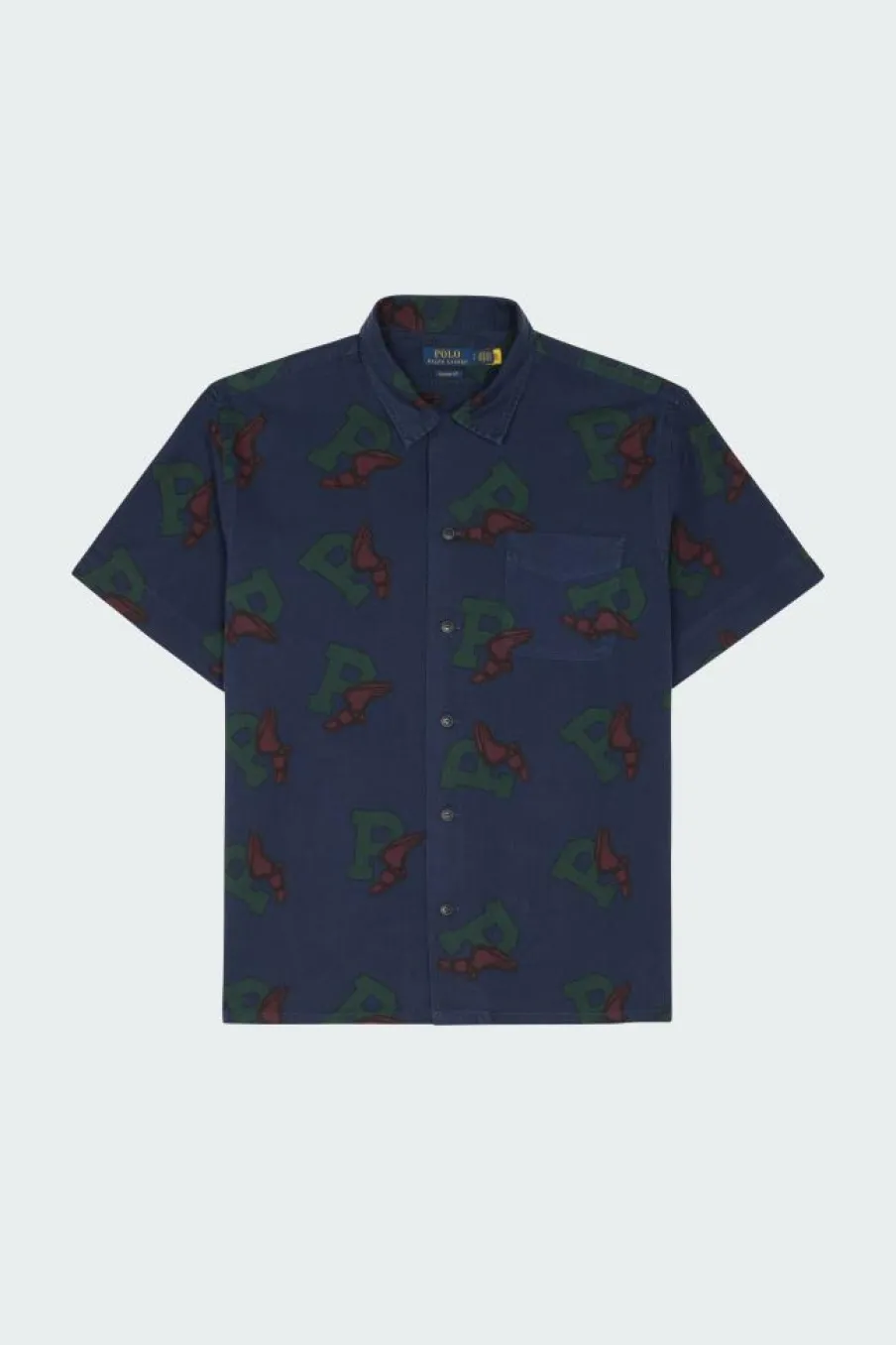 Classic Fit P-Wing Camp Shirt - Chemise | Bleu*POLO RALPH LAUREN Hot