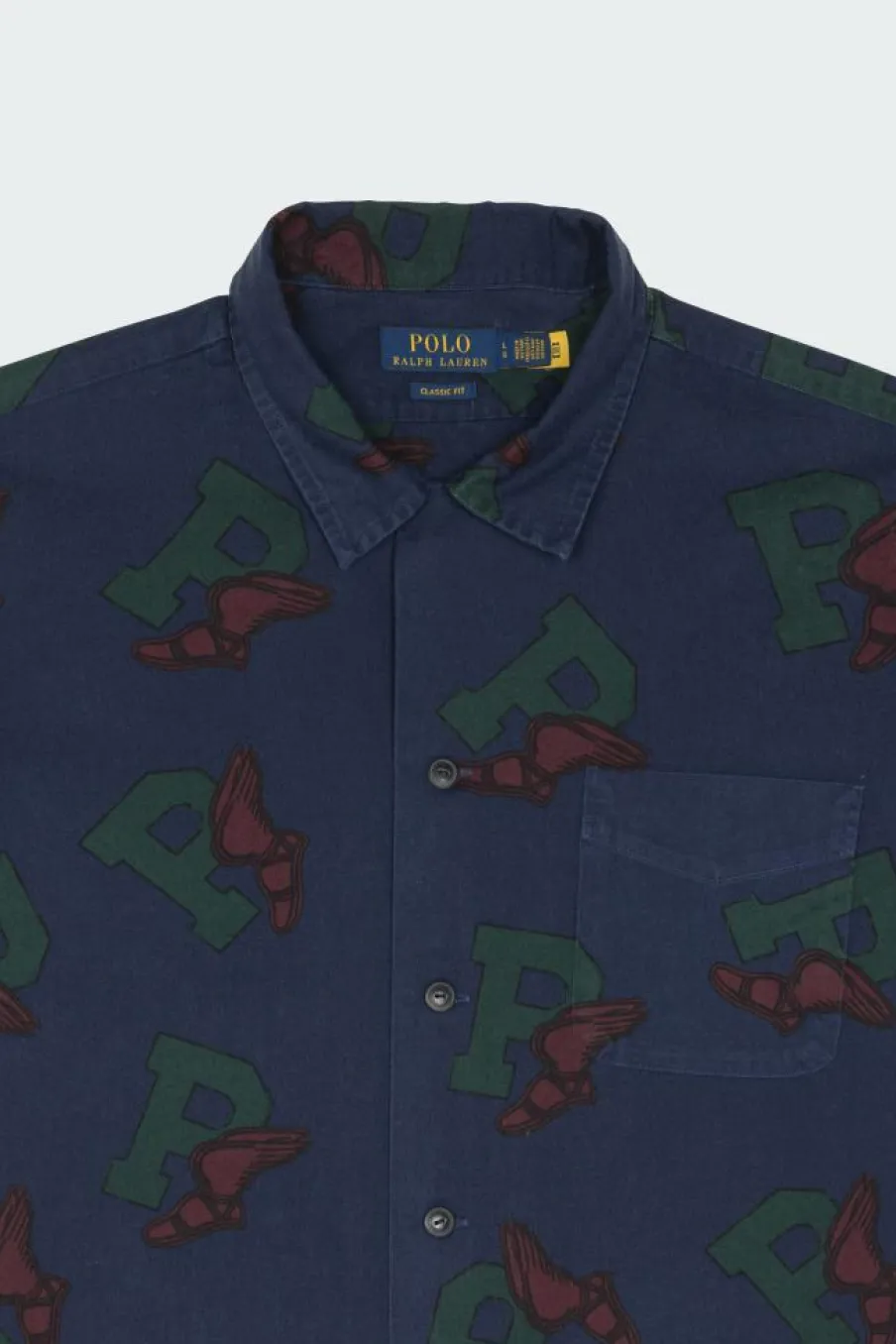 Classic Fit P-Wing Camp Shirt - Chemise | Bleu*POLO RALPH LAUREN Hot