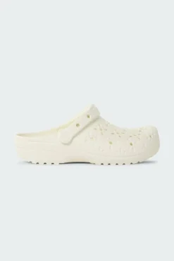 CLASSIC FLORAL CUT OUT CLOG - Sabots | Blanc*CROCS Discount